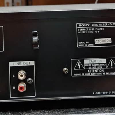 Sony  CDP-C425 CD Player image 4