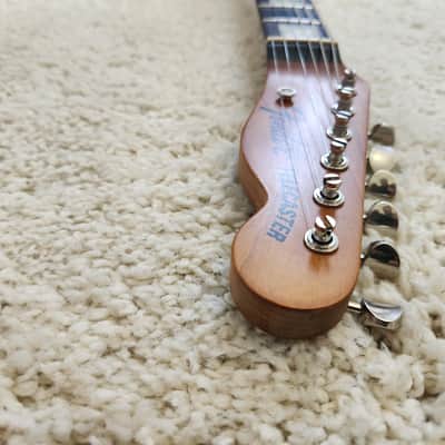 Fender Warmoth Telecaster replacement neck with Kluson tuners roasted maple ebony fretboard pearl block inlays tele rosewood image 3