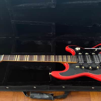 Hofner 176 Galaxie Deluxe + Hardcase 1965 - Red image 15