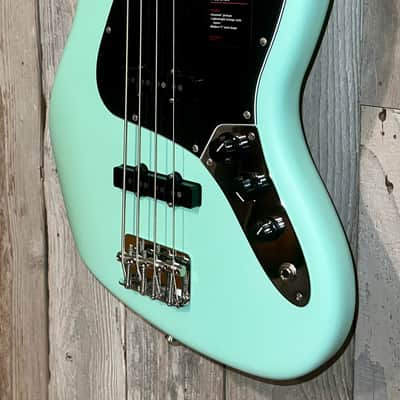 Fender American Performer Jazz Bass - Satin Surf Green with Maple Fingerboard, Help Support Small Business & Buy it Here ! image 5