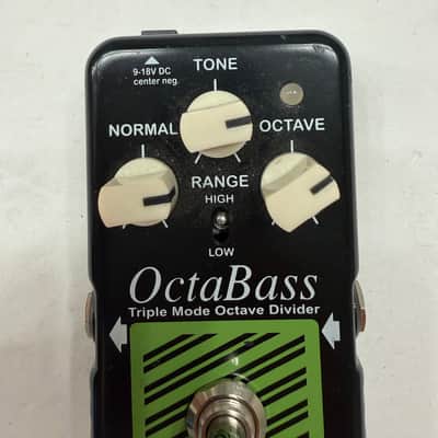 EBS Octabass Triple Mode Octave Divider Blue Label Octa Bass Guitar Effect Pedal image 2