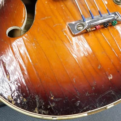 Vintage Hoyer Model 43 London Bass Semi Hollow Body Electric Bass Guitar image 19