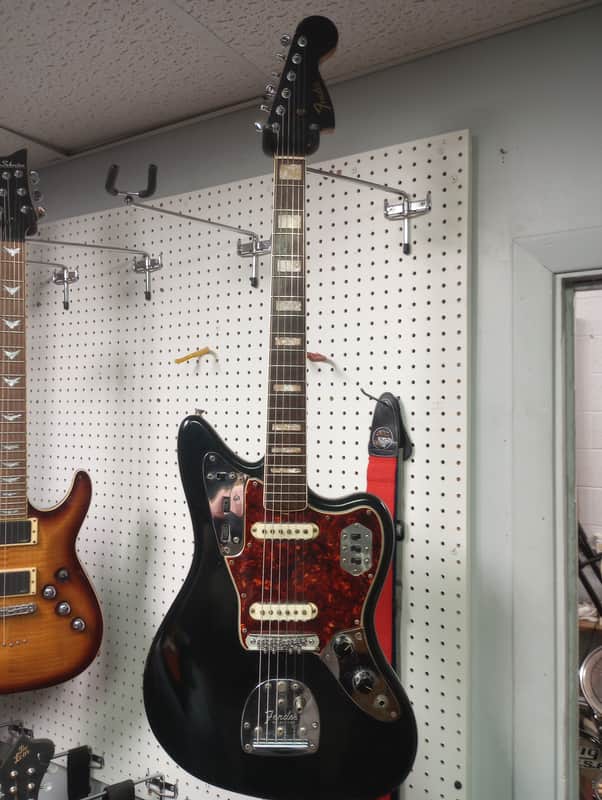 Vintage 1966 Fender Jaguar in Black original finish, listing updated 2/14/24 image 1