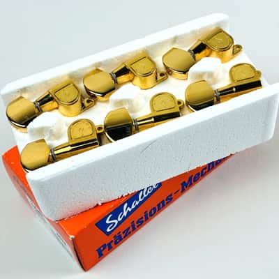 Schaller Vintage M6Ga Gold Tuners NOS w/ Original Box – Made in Germany 80s image 1