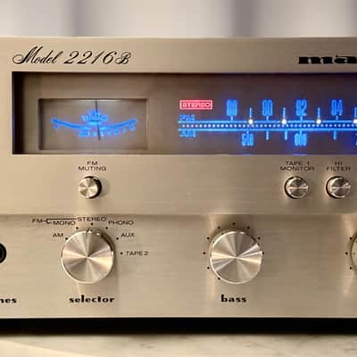 🎶✨ Marantz 2216B Vintage Stereo Receiver — Serviced, Warm White LED, Ultrasonic Knob Cleaning, Bench Tested image 2