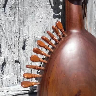 Torban Ukranian Teorban Folk Instrument Theorbo Lute Master Handmade Muzeum image 5