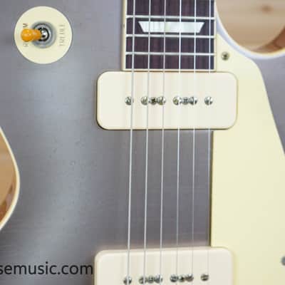 Gibson Custom Shop Murphy Lab 70th Anniversary '55 Les Paul Standard Reissue - Samoa Beige Light Aged image 4