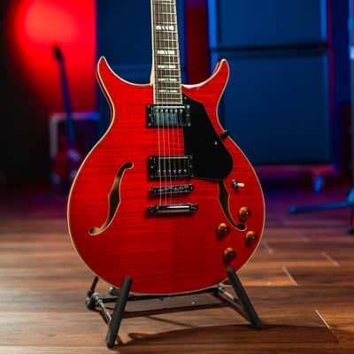 Washburn Wing SH35 Semi-Hollow Trans Red (B Stock) image 2
