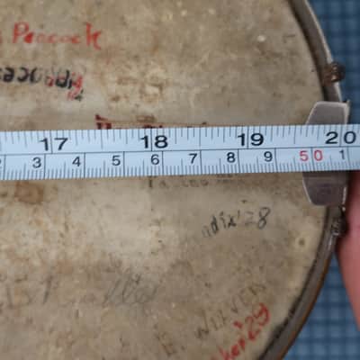 Vintage Antique 1930s Ukulele Uke Banjolele Banjo Mandolin Frying Pan Shaped Shaped Relic Slingerland Missing Bridge Project image 13