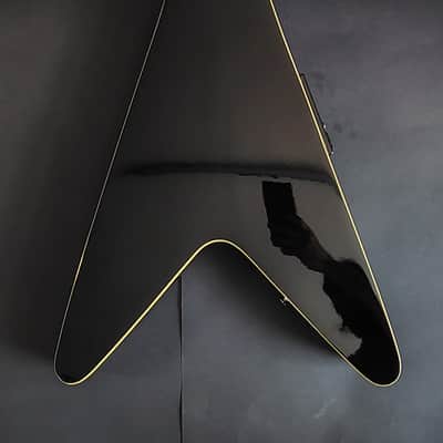 Dean Vcoustic Flying V Black 2008 image 7