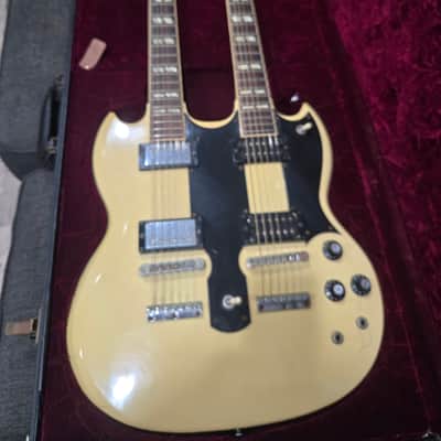Gibson Custom Shop Don Felder "Hotel California" EDS-1275 Double Neck (Signed, Aged) 2010 - Aged White image 3