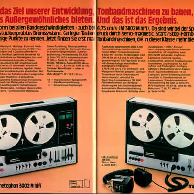 ! TELEFUNKEN magnetophon 3002 M hifi - reel to reel tape recorder - vintage - Made in Germany ! image 11
