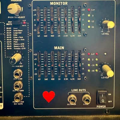 Gear One PA2400 8-Channel 2x400-Watt Powered Mixer 2010s - Black image 5