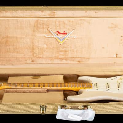 Fender Custom Shop 1956 Stratocaster Journeyman Relic Aged White Blonde (653) image 10