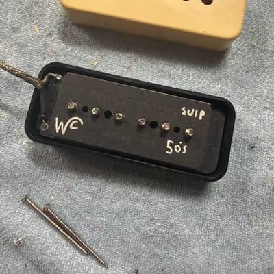 Lollar P90 bridge pickup 50s wind - Black/cream image 3
