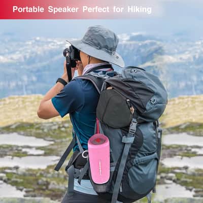 Cerwin-Vega VEGAMINI VMPNK Portable Bluetooth Hand Held Speaker with Strap,Pink image 3