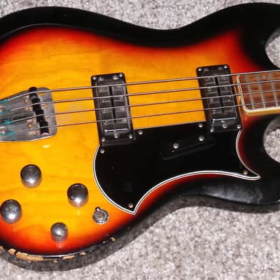 70's Vintage Univox Badazz Bass Guitar Made in Japan image 4
