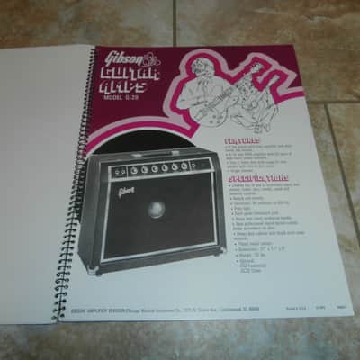 Vintage 1972 Gibson G Series Amplifier Catalog! Original Case Candy, Paperwork! image 4