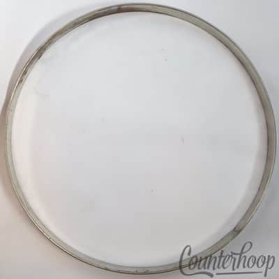 Leedy 13 1/8"Snare Batter/Tom Resonant Drum Rim/Hoop Nickel Vintage StickChopper image 4