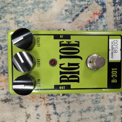 Big Joe Stomp Box Company Raw Series Tube Overdrive B-301 2015 - Green image 2