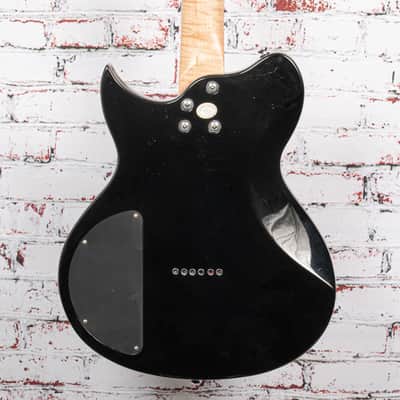 Washburn WI14 Double-Cut Electric Guitar, Black x7011 (USED) image 7