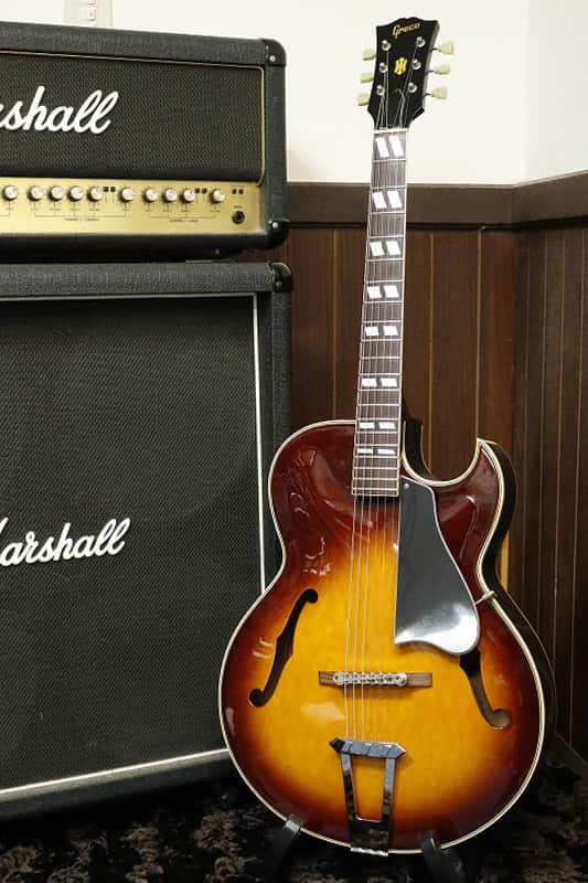 Vintage 1987 made Greco Super Real Project Series FA-67-70 Hollow body w/Hardcase Made in Japan image 1