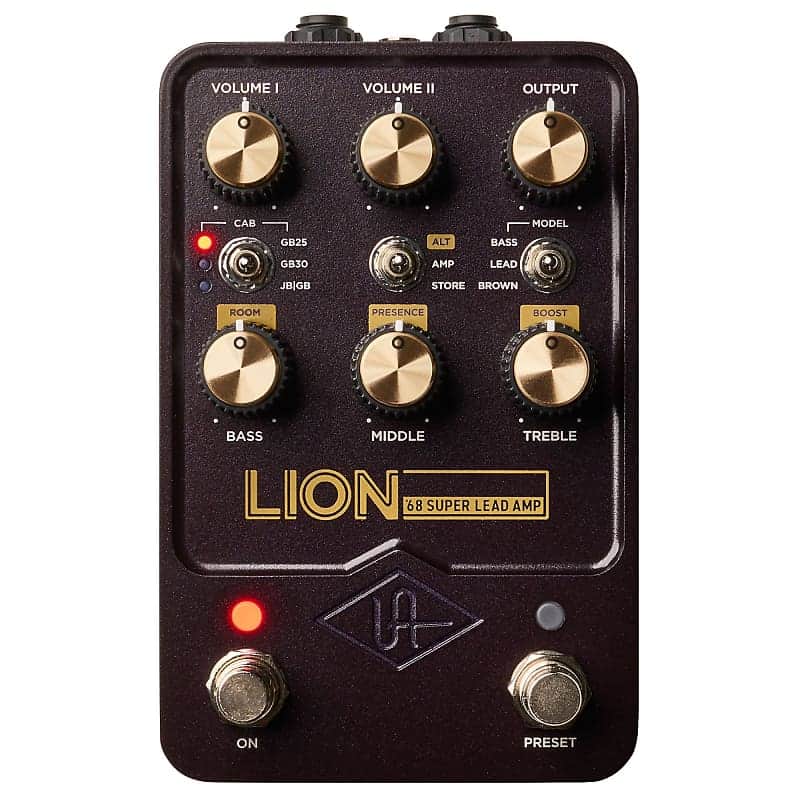 Universal Audio Lion 68 Super Lead Amp Simulator Guitar Effects Pedal image 1