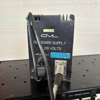 GML 8200 2-Channel Parametric Equalizer with Power Supply 1990s - Black image 3