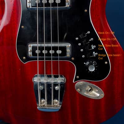 Hagstrom H8 Bass 1969 / Are You Experienced? / July Special!!! image 5