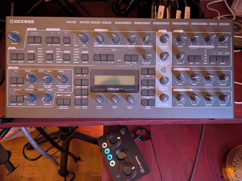 Access Virus TI2 Desktop Digital Synthesizer 2009 - 2023 - Black image 1