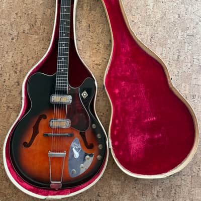 Harmony H66 Vibrajet 1961 - Red Sunburst image 18