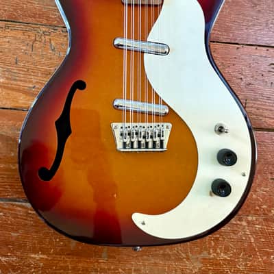Danelectro 59M 12-String 2010s - Cherry Sunburst image 1