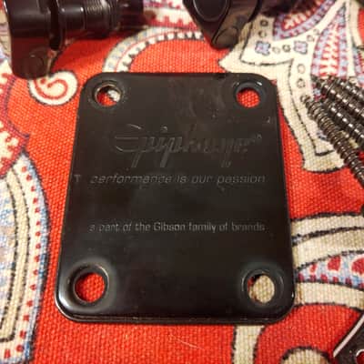 2016 EPIPHONE THUNDERBIRD PARTS LOT, TUNERS, KNOBS, PLATES, SCREWS image 7