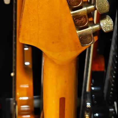 Fender The Strat with Rosewood Fretboard 1980 Candy Apple Red Matching headstock Stripped body image 10