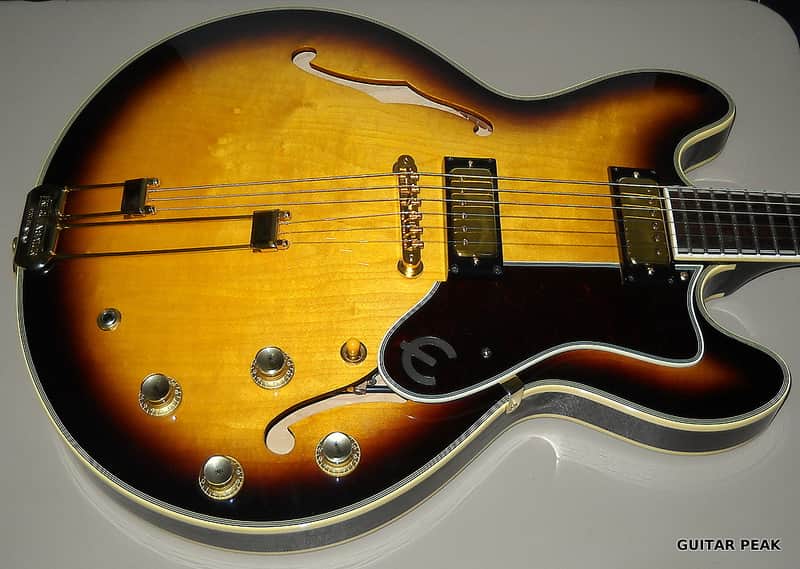 Epiphone Sheraton 1964 Reissue 2000s Vintage Sunburst image 1