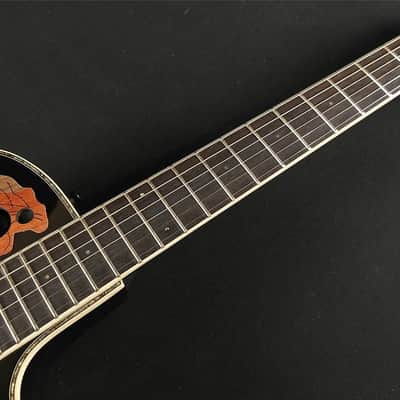 Ovation Celebrity Deluxe CC44-5 Acoustic-electric Guitar - Black (298) image 10