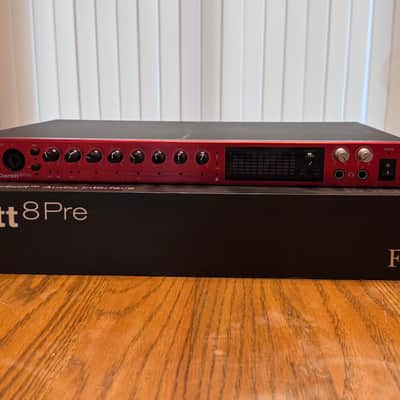 Focusrite Clarett 8Pre Thunderbolt Audio Interface 2010s - Red image 1