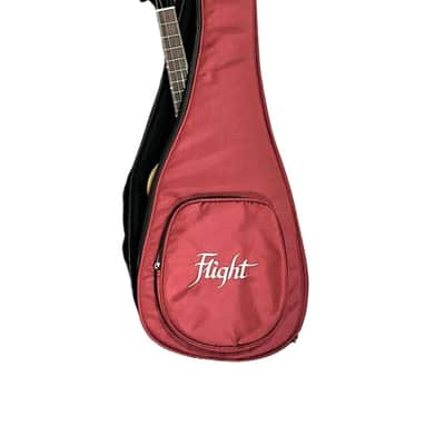 Flight Lily EQ-A Princess Series Solid Cedar Top Mahogany Neck Steel 4-String Acoustic Baritone Ukulele w/Padded Gig Bag & Pickup image 12