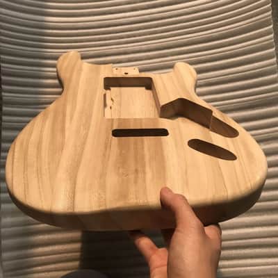 Electric Maple Guitar Barrel Body, Unfinished Electric Guitar Barrel Replacement Polished Wood Type,price include the import duty for US buyer image 6