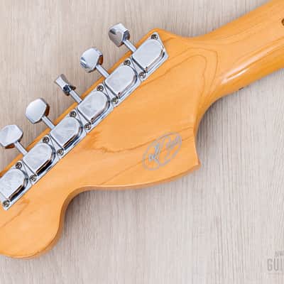 1996 Fender Custom Edition Yngwie Malmsteen Stratocaster ST72-140YM Yellow White w/ Dimarzio, Case & Hangtag, Japan MIJ image 5