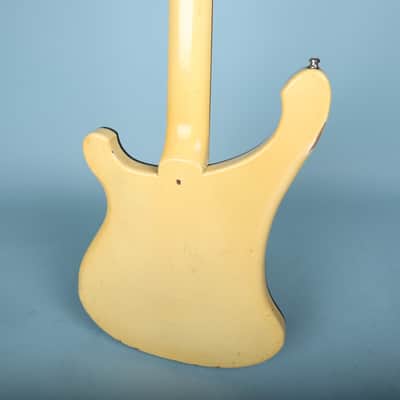 Rickenbacker 4001 Bass Guitar White 1974 Road Worn image 8
