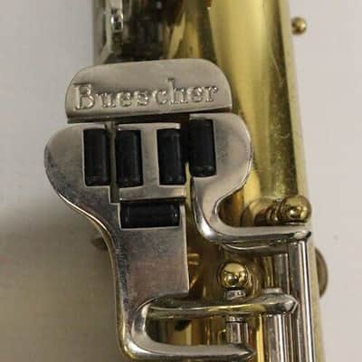 Buescher Alto Saxophone USA w/ case/neck/MP/strap, acceptable condition image 9