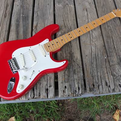 Fender Eric Clapton Artist Series Stratocaster with Lace Sensor Pickups 1988 - 2000 - Torino Red image 1