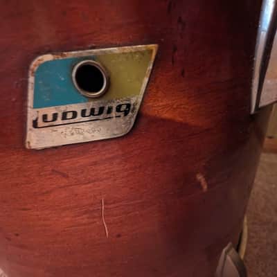 1972 Ludwig Double Bass Drum 6 piece Drum Set 3 Ply Bild 14