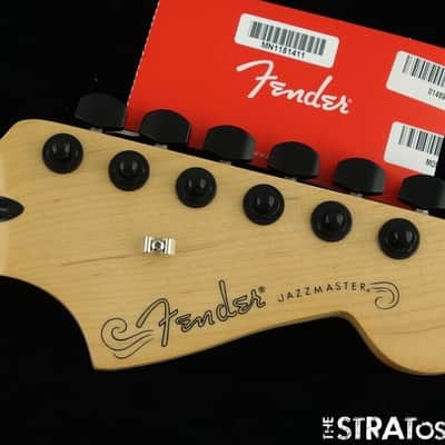 Fender Player Jazzmaster NECK & HIPSHOT BLACK LOCKING TUNERS, 9.5" C Pau Ferro image 1