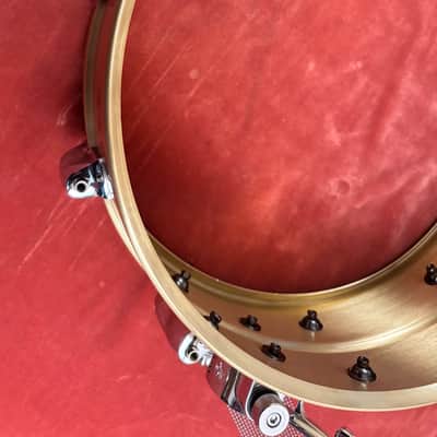 Yamaha RRS-1455 Recording Custom 5.5x14" Brass Snare Drum 2016 - Present - Brass/Chrome image 12