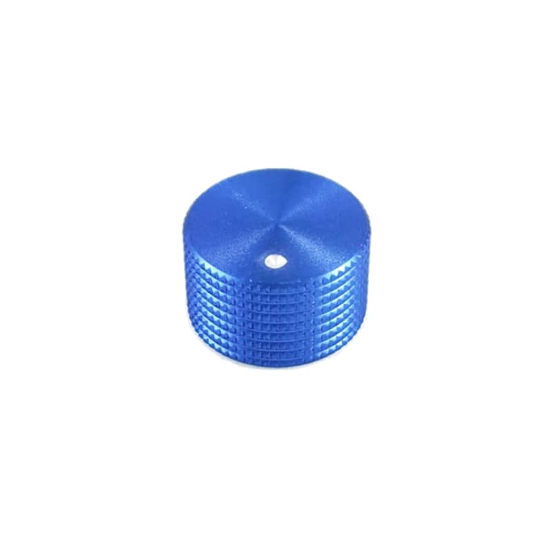 Tesi 20mm Solid Aluminum Knurled Replacement Knob - Blue image 1