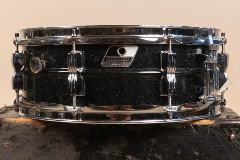 Ludwig 5x14 Black Galaxy Acrolite Snare Drum image 1