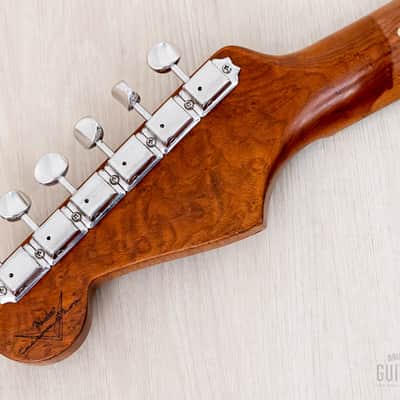 Fender Custom Shop 1956 Stratocaster Roasted Relic Faded Two-Tone Sunburst w/ Gold Guard, Fat '60s Pickups image 5