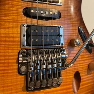 Ibanez S770FM Standard 2011, Antique Burst Flat. Gigbag, image 2